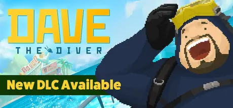 En-tête Steam officiel de Dave the Diver montrant le plongeur et le Blue Hole